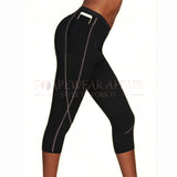 Super Slimmer Waistband Pocket Neoprene Leggings